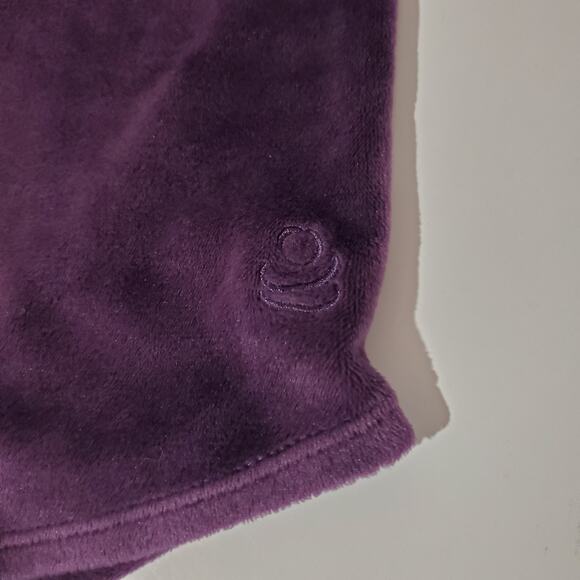 Cuddl Duds Ultra Plush Velvet Fleece Purple Pullover Womens Size PS Sleep Shirt - Picture 6 of 9